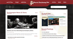 Desktop Screenshot of marcelduchamp.net